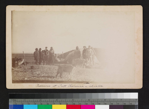 Natives at Port Clarence-Alaska