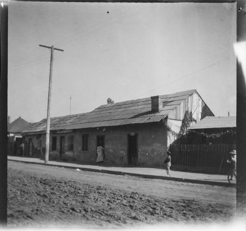 Adobe building on Castelar Street, Los Angeles