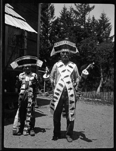 Oliver, left, and John Luddington - Yurok