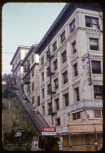 Court Flight railway and wrecking the Hotel Broadway