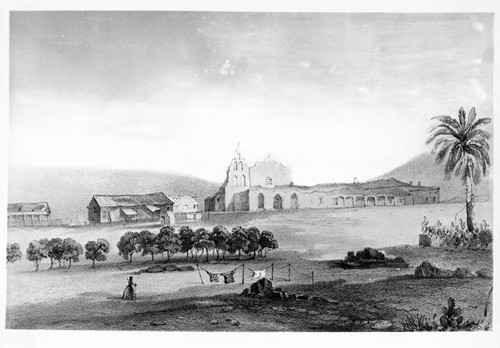 Mission San Diego from report of Lieut. Williamson to War Dept., 1853