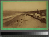 Santa Monica Beach view northwest from wharf