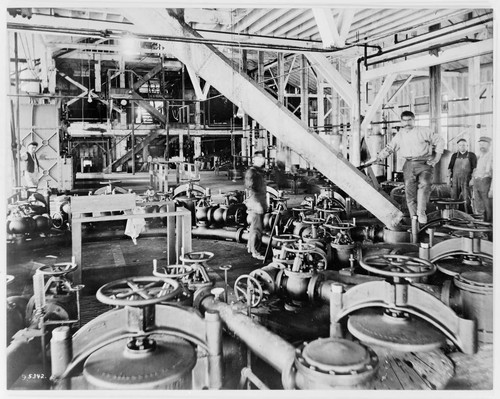 Interior of sugar factory - Visalia