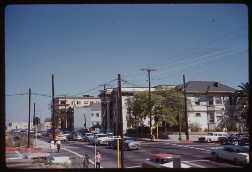 West 1st Street from Flower Street to Hope Street