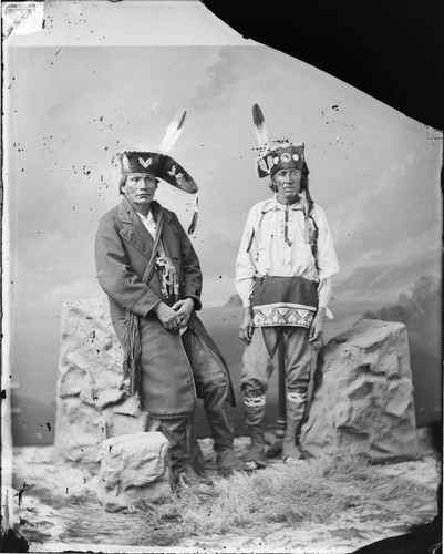 Black Hawk and Winneshiek. Winnebago Indians and delegates to Washington, 1875