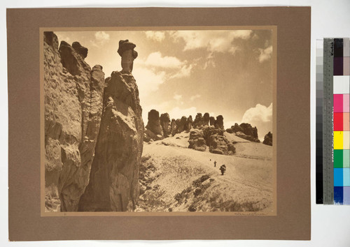 The Witches - Great rocks guarding trail to Acoma, New Mexico