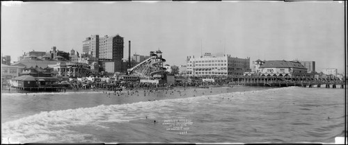 Beach, Pike, and pier, Long Beach. 1924