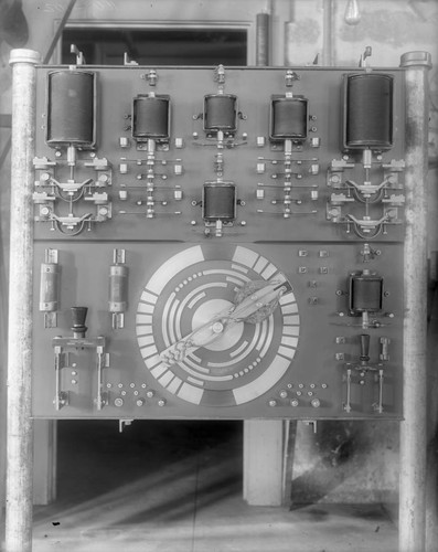 Switchboard for the 100-inch telescope, Mount Wilson Observatory