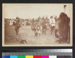 Indian Ghost Dance before Battle of Wounded Knee