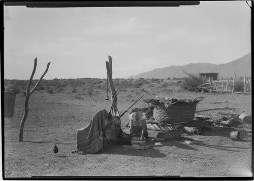 Woman with metate