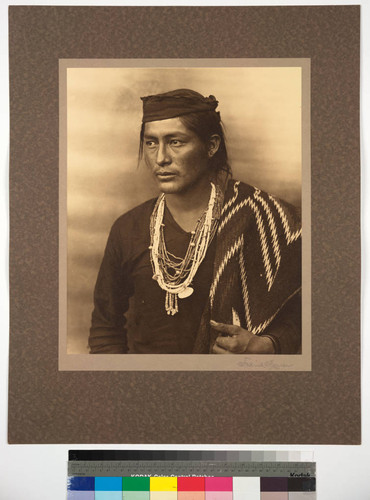 "Poo-wish-ke-ja-le-kiss," Navajo young man, Painted Desert, Arizona