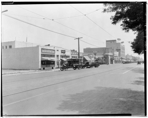 Main Street between 3rd and 4th Streets, Alhambra. 1928