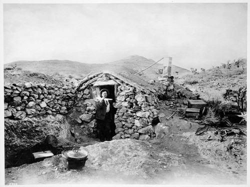 Desert miner at home near Randsburg, CA