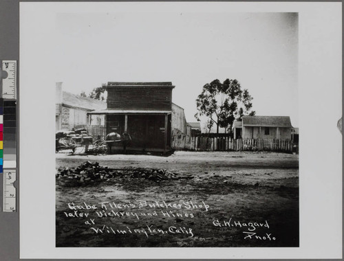 Gabe Allen's Butcher Shop. Later Vickrey and Hines at Wilmington, Calif