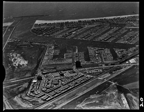 Aerial view of Marina Del Rey