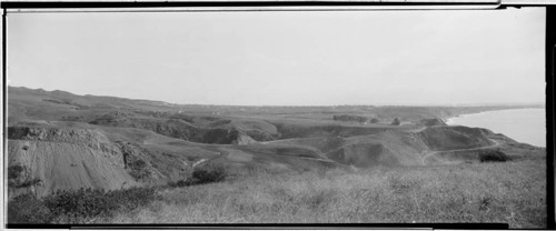 Castellammare before development, Pacific Palisades, Los Angeles. 1926