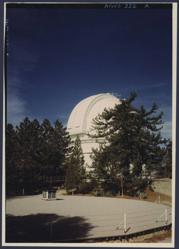Color image of the 100-inch telescope dome, Mount Wilson Observatory