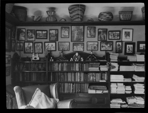 Grace Nicholson's library in home at 46 N. Los Robles Ave., Pasadena