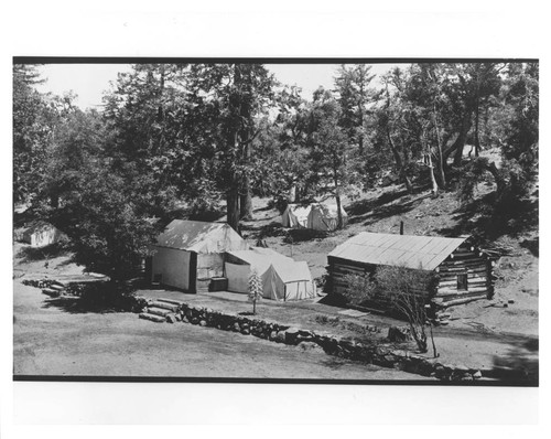 A.G. Strain's camp, Mount Wilson