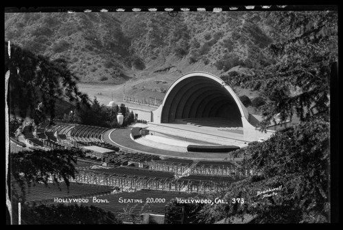 Hollywood Bowl, seating 20,000, Hollywood, Cal