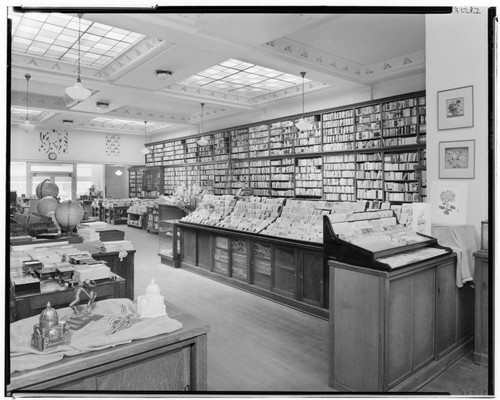 A.C. Vromans bookstore, 329 East Colorado, Pasadena. 1937