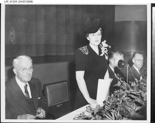 Harry Chandler at Los Angeles Times boss-secretary breakfast