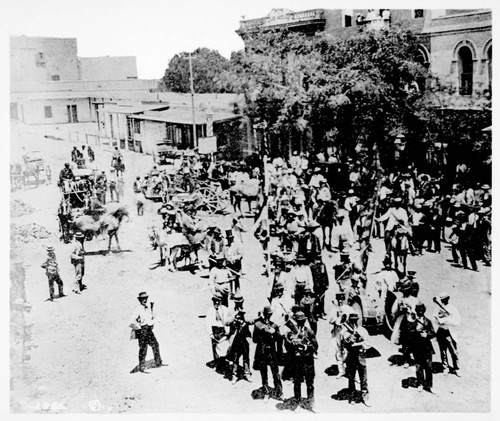 First Los Angeles Fiesta, Abel Stearns residence, 1875