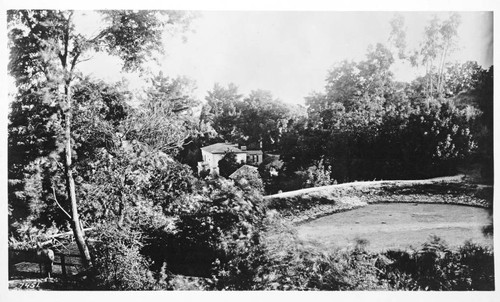 El Molino from the Mill pond on the hill