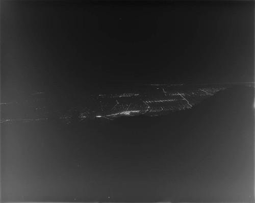 Night view of the San Gabriel Valley, taken from Mount Wilson