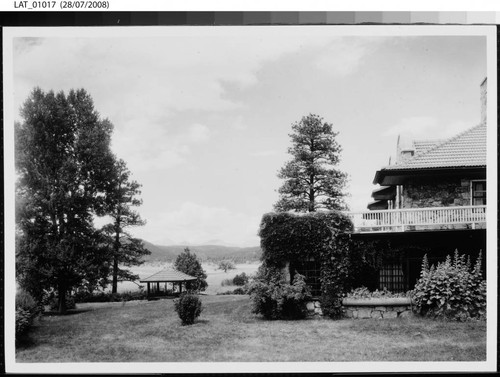 Lodge and gazebo at Vermejo Ranch