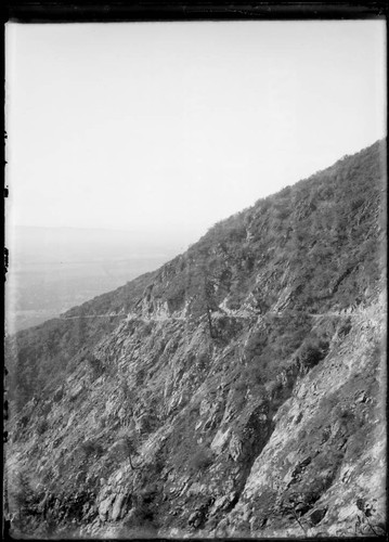 A portion of the Mount Wilson toll road