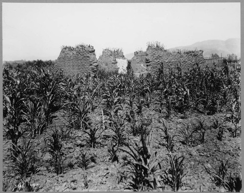 Ruins of the original San Gabriel Mission about 6 miles west of present location