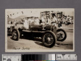 Frank Suess in car at Legion Ascot Speedway, Los Angeles