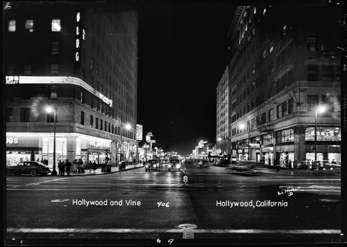 Hollywood and Vine, Hollywood, California