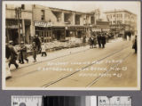 East 3rd Street looking west to Pine, earthquake, Long Beach