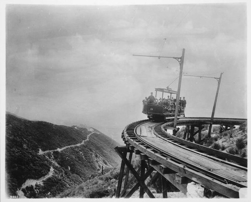 Circle bridge, Mt. Lowe Railroad