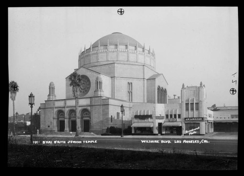 B'nai B'rith Jewish Temple, Wilshire Blvd., Los Angeles, Cal