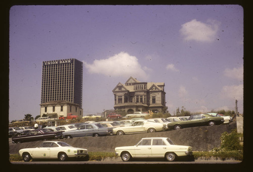 The Castle and its lone neighbor, Salt Box