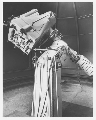 10-inch reflectice telescope inside dome, Mount Wilson Observatory