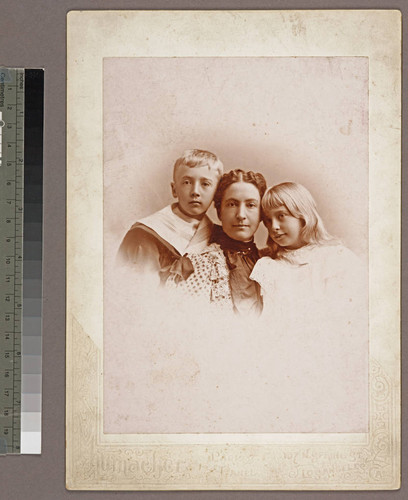 Ruth Wilson Patton, George Smith Patton, Jr., and Anne Wilson Patton, 1892(?)