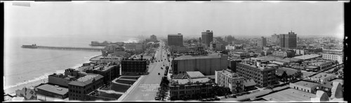 Downtown, facing west, Long Beach. July 30, 1924