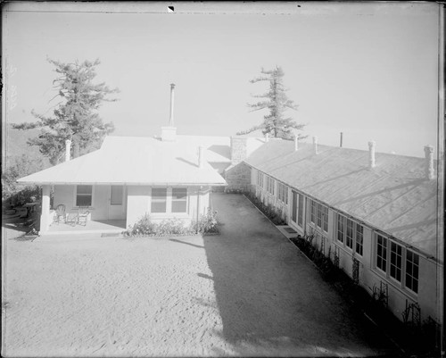 Mount Wilson Observatory Monastery and courtyard