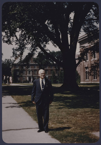 Alfred H. Joy in the campus of the University of Illinois at Urbana-Champaign