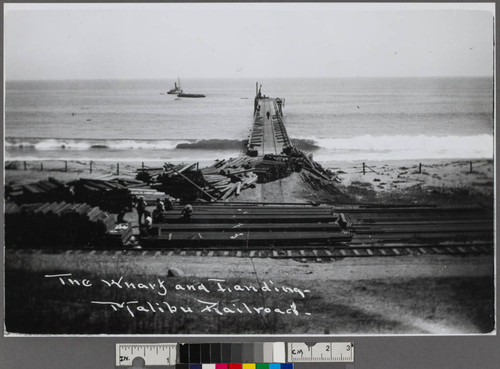 The Wharf and Landing - Malibu Railroad