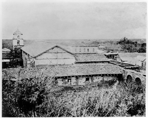 Mission San Buenaventura from rear