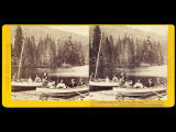 128. Boating Party on Donner Lake, between Eastern and Western Summits