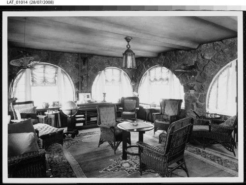 Lodge interior at Vermejo Ranch