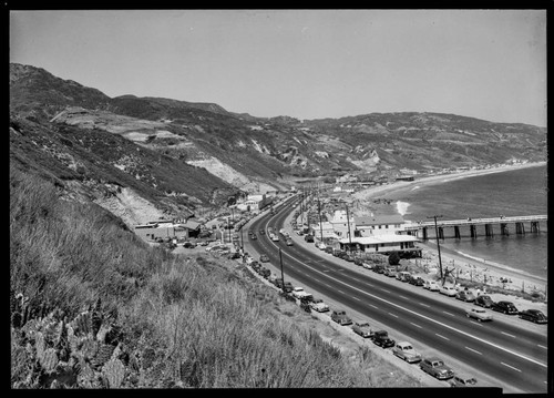 Malibu Sport Fishing Pier and Anchor Inn Cafe on Pacific Coast Highway