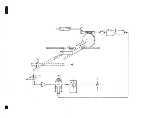 Mechanical line drawing of Blythswood ruling engine