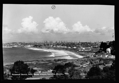 Redondo Beach from Palos Verdes Estates, So. Cal